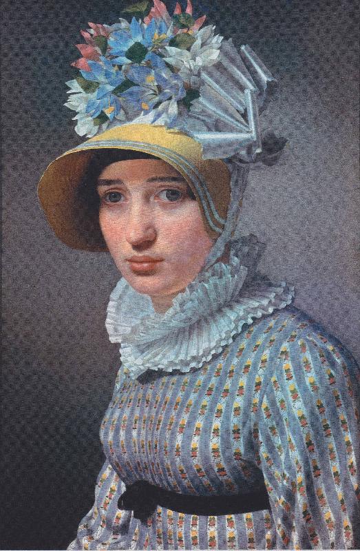 Christoffer Wilhelm Eckersberg Portrat der Anna Maria Magnan oil painting image
